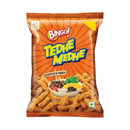 BINGO TEDHE MEDHE CHATPATA TWIST 64GM x56Pcs